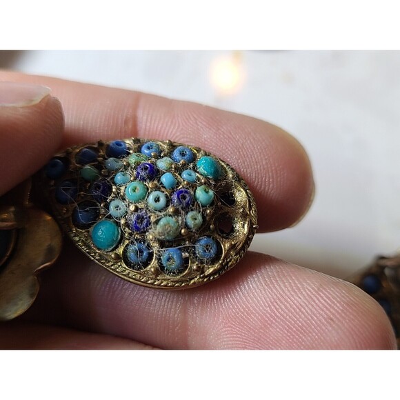 Gas Bijoix St Tropez Vintage Designer Statement Signed Clip On Earrings - Picture 5 of 6